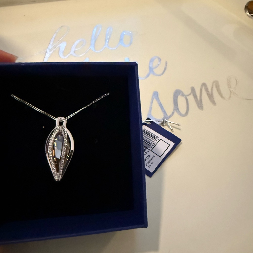 Swarovski Silver Pendant Necklace